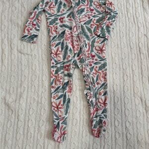 Posh Peanut Botanical Print Kids Footie